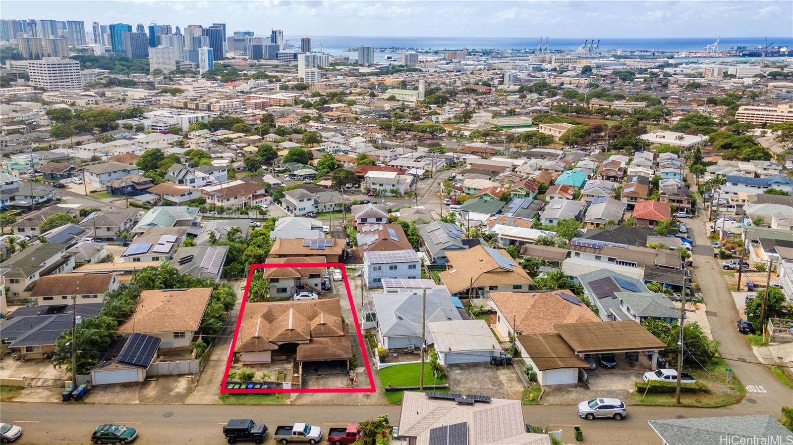 927 Lolena Street Honolulu, HI 96817 - Photo 10 of 12 an aerial view of residential houses with city view