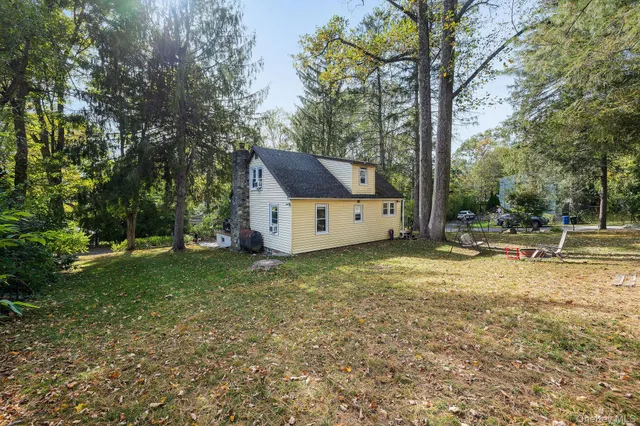 a backyard of a house