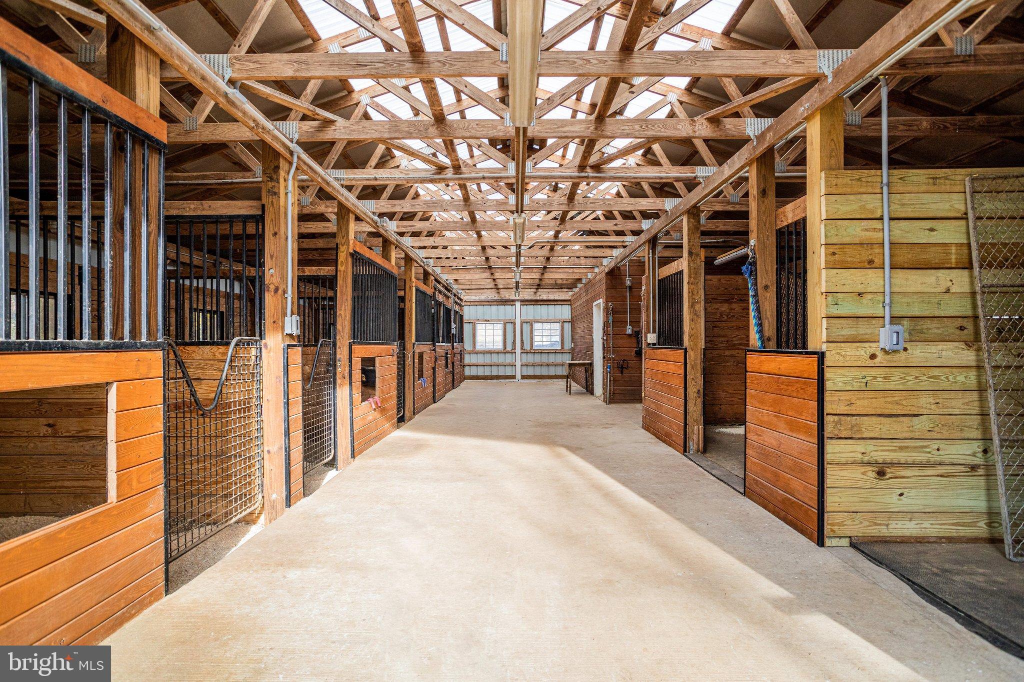 3810 Davis Corner Road Street, MD 21154 - Photo 54 of 79 Center aisle barn with many custom upgrades