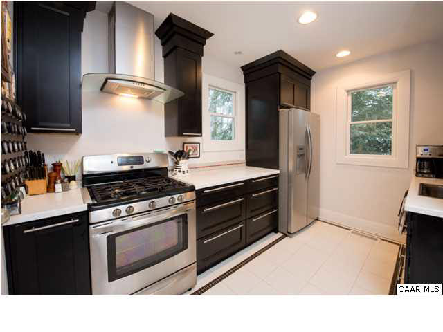 1872 Field Road Charlottesville, VA 22903 - Photo 6 of 29 Gorgeous kitchen sits just off the dining room and also leads outside through a side entrance.