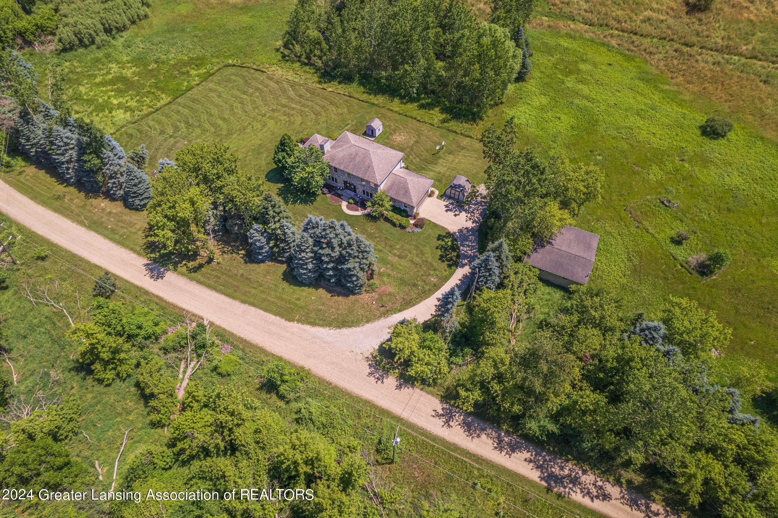3020 Noble Road Williamston, MI 48895 - Photo 38 of 48 Aerial