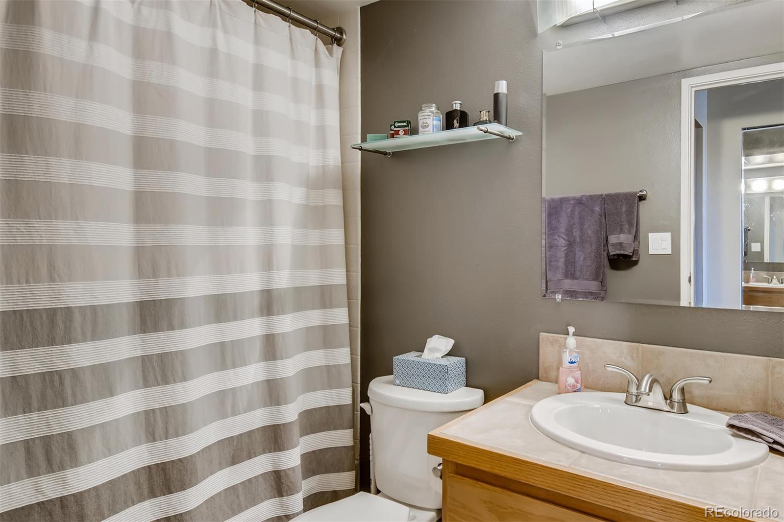 1301 Speer Boulevard, Unit 403 Denver, CO 80204 - Photo 9 of 26 a bathroom with a sink toilet and shower