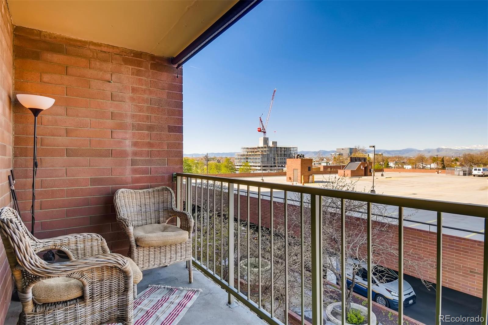 1301 Speer Boulevard, Unit 403 Denver, CO 80204 - Photo 10 of 26 a view of balcony with furniture