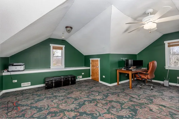 a view of a backyard of the house