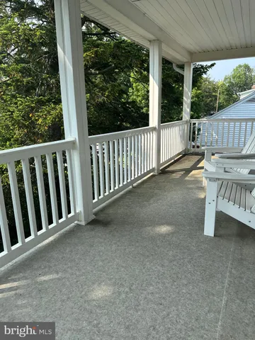 a view of a porch