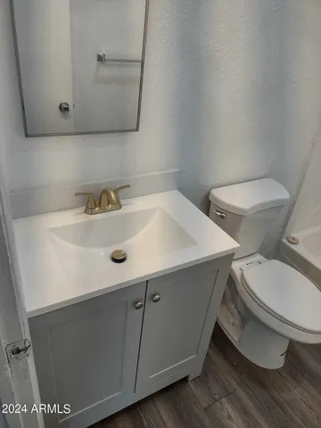 a bathroom with a sink and a toilet