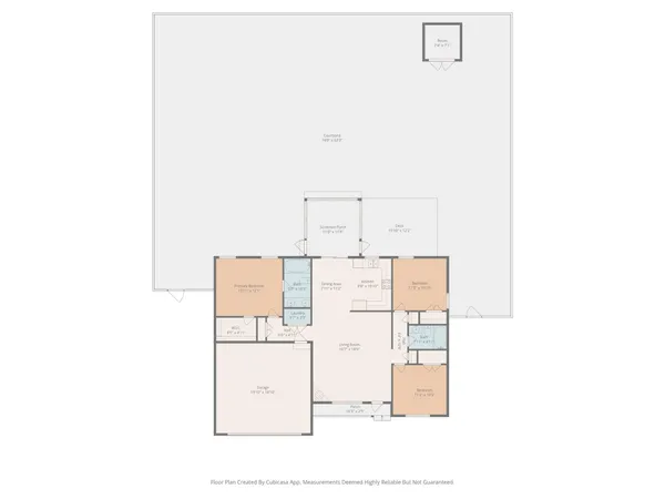 a picture of a floor plan