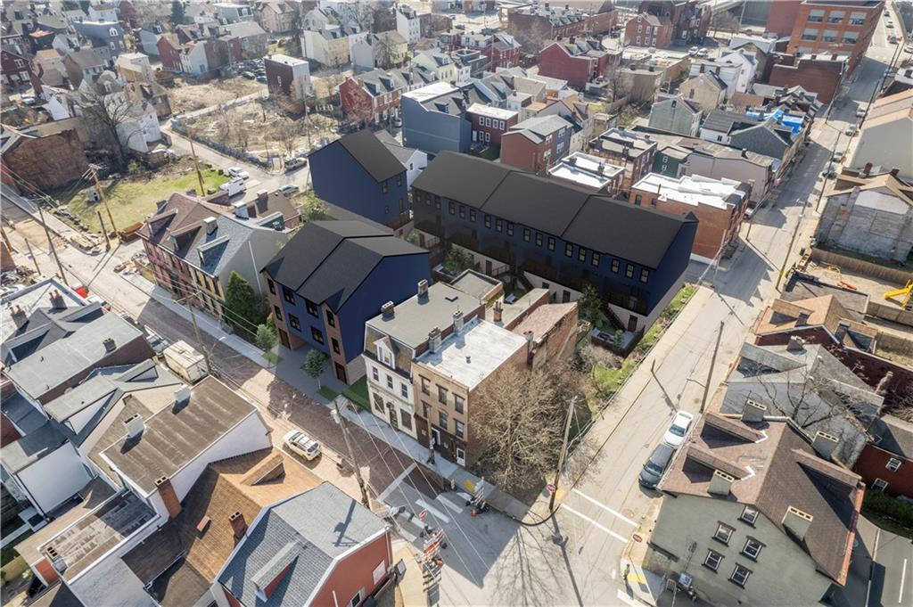 853 Spring Garden Avenue Pittsburgh, PA 15212 - Photo 11 of 20 an aerial view of a house with a yard