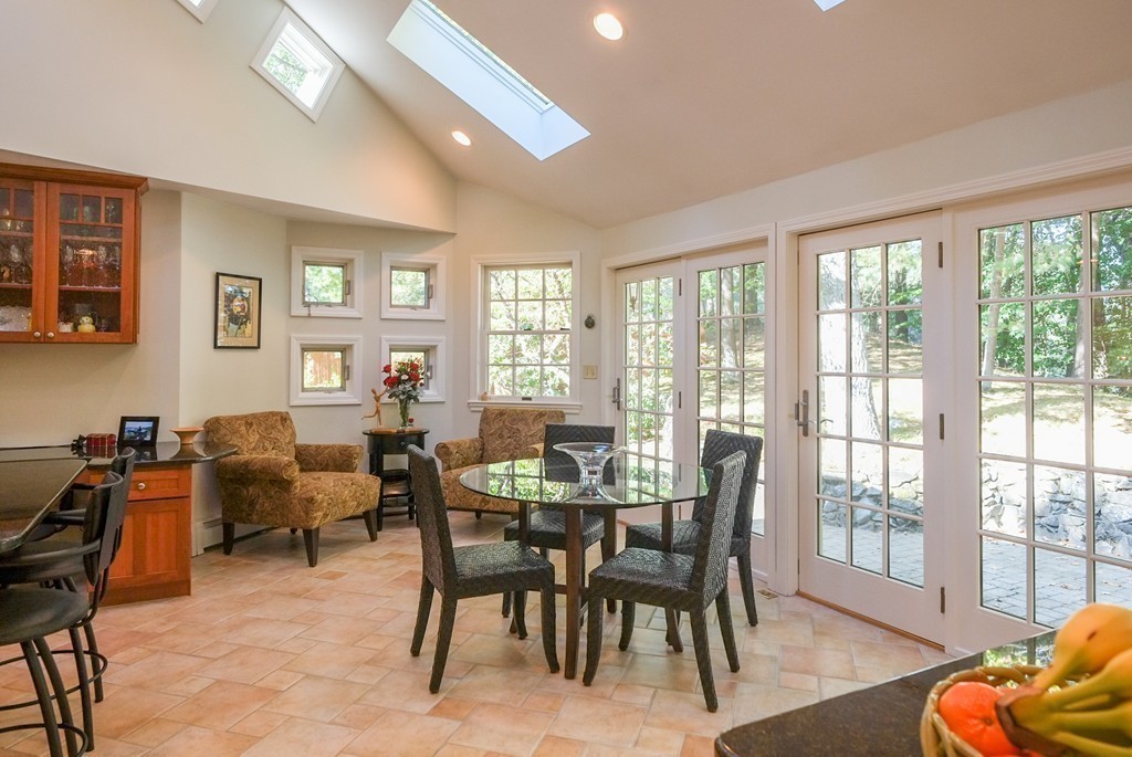 25 Oak Hill Road Wayland, MA 01778 - Photo 4 of 30 a view of a dining room with furniture window and outside view