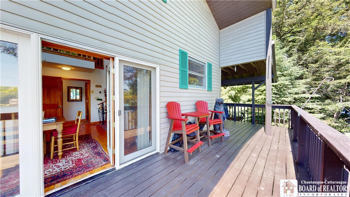 2546 Shadyside Road Findley Lake, NY 14736 - Photo 5 of 42 Under cover deck