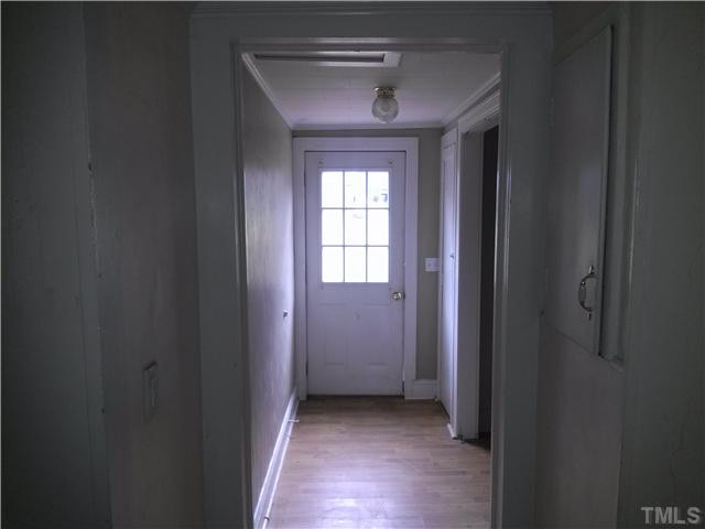 351 Holt Road Graham, NC 27253 - Photo 10 of 14 View of side entrance. Laundry closet is to the left near door.