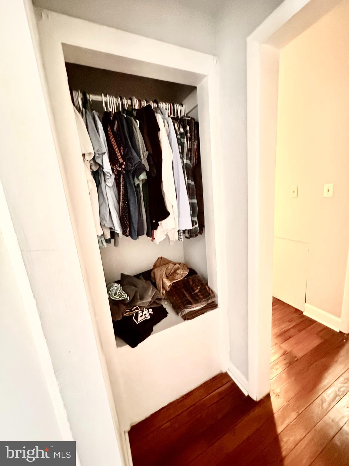 3339 Conrad Street, Unit 1 Philadelphia, PA 19129 - Photo 9 of 13 a view of walk in closet with clothes and shoes