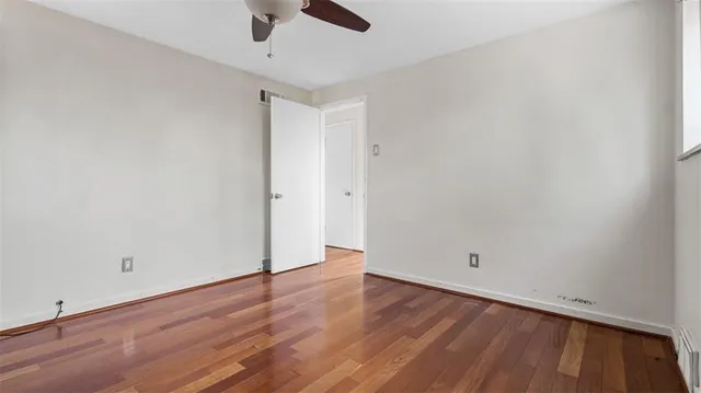 wooden floor in an empty room