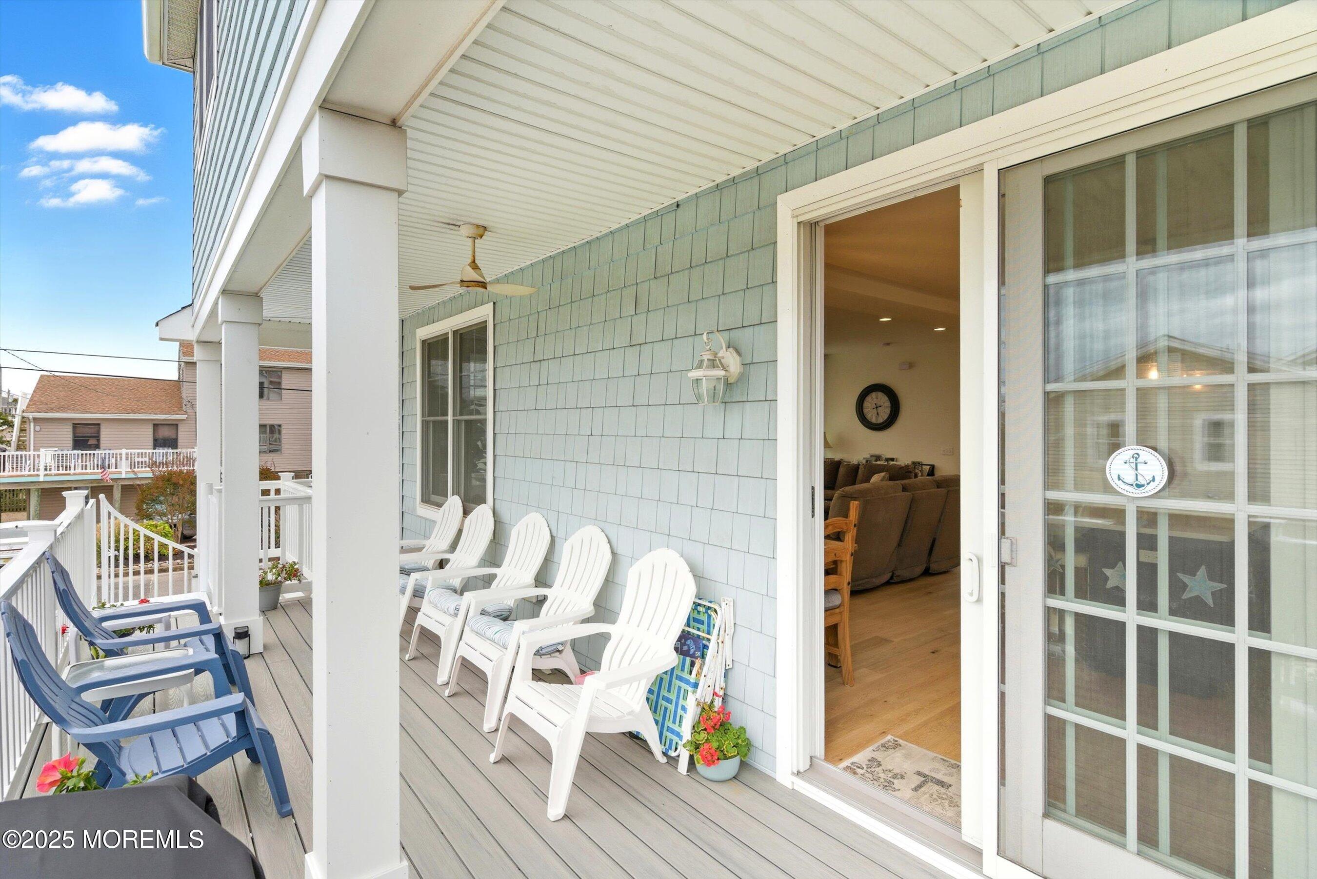 7 East Lavenia Avenue Beach Haven, NJ 08008 - Photo 34 of 48 a view of balcony with chairs