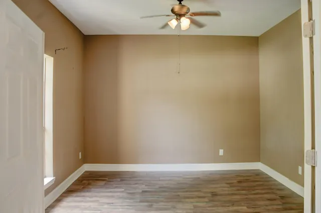 a view of an empty room