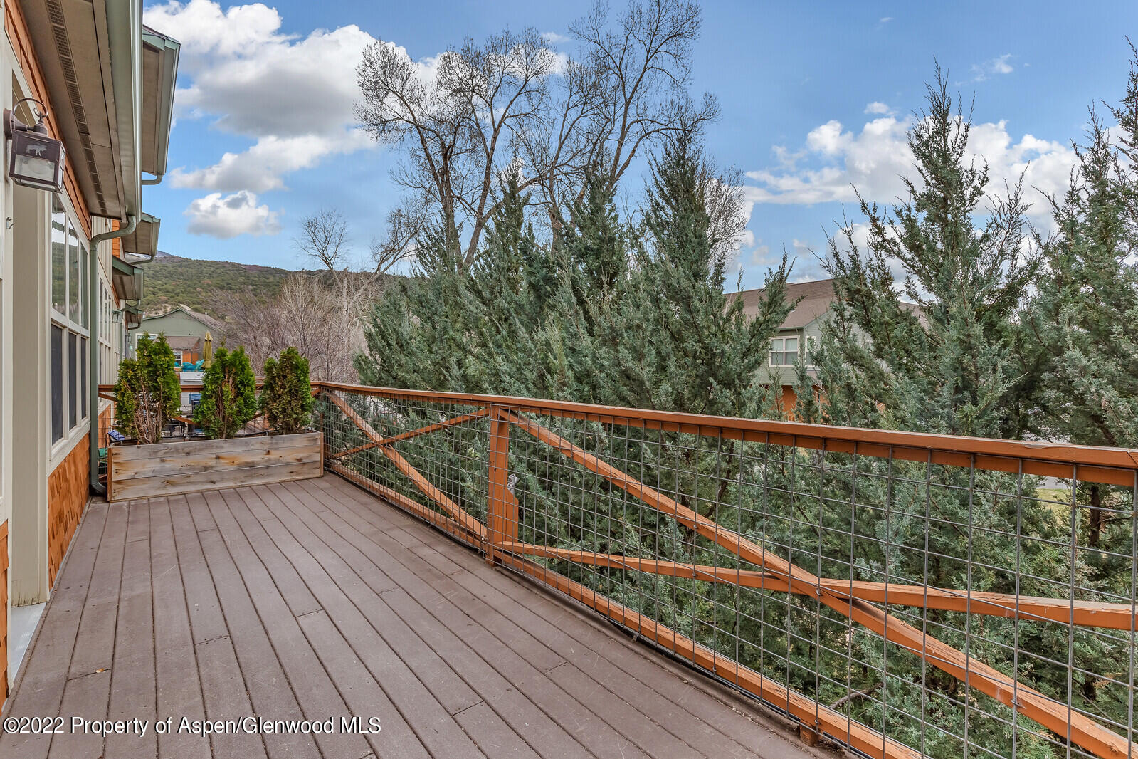 536 Evans Court Basalt, CO 81621 - Photo 17 of 19 a view of balcony with wooden floor