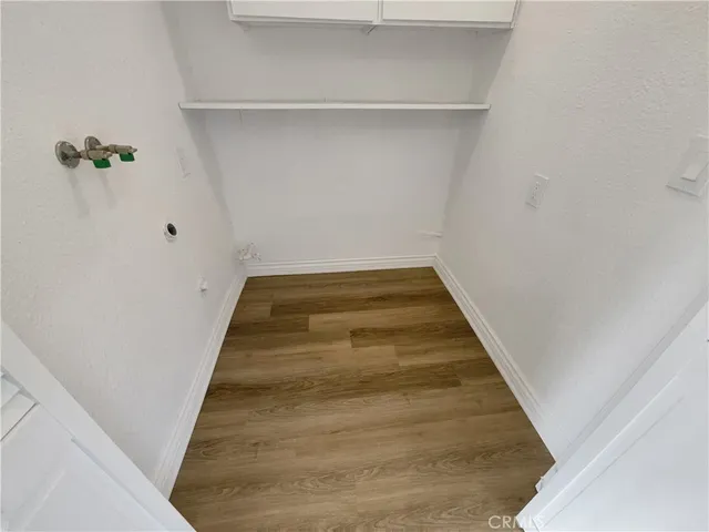 a view of wooden staircase