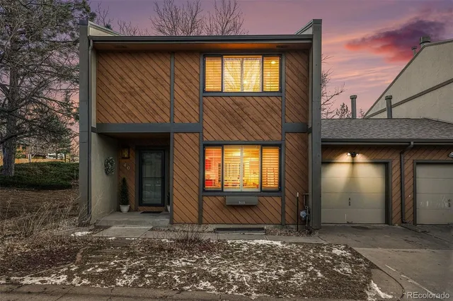 a view of a house with a door