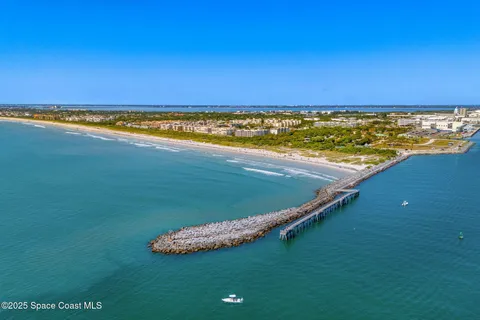 a view of an ocean and beach