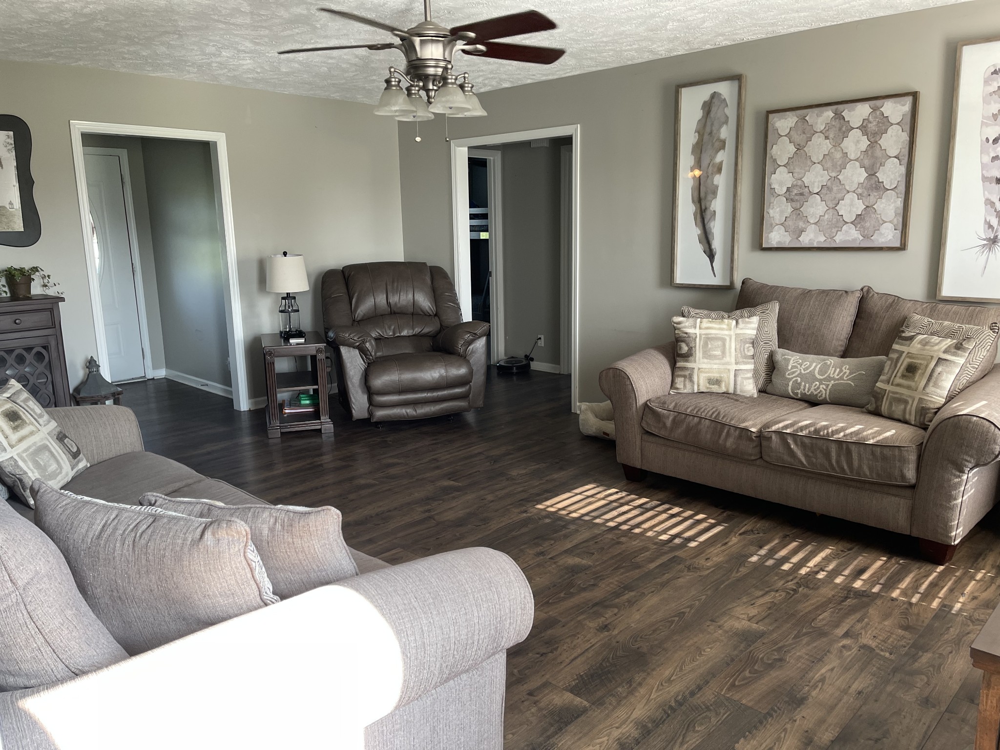 72 Ferrells Loop Road Manchester, TN 37355 - Photo 3 of 11 a living room with furniture and a chandelier