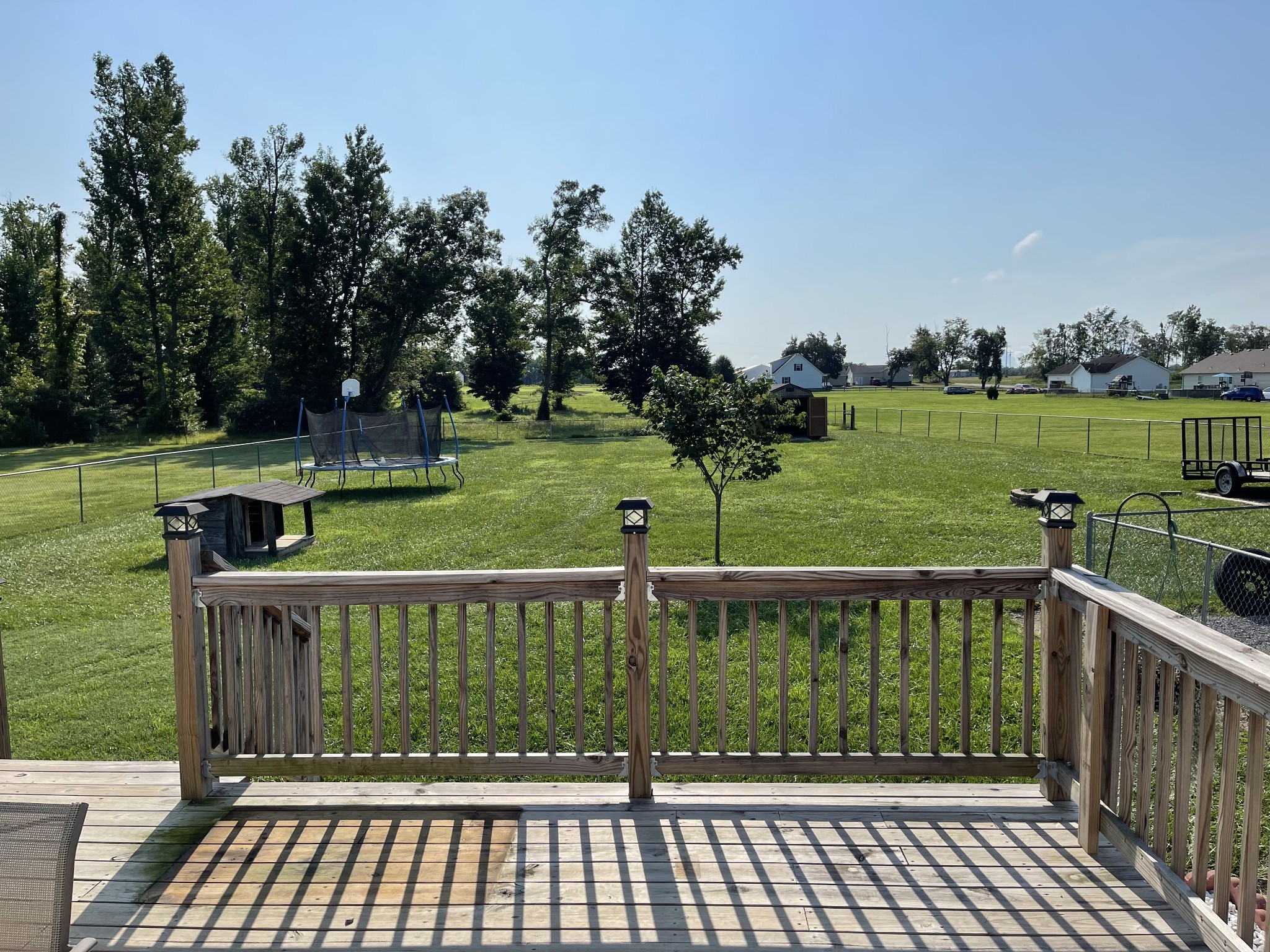 72 Ferrells Loop Road Manchester, TN 37355 - Photo 10 of 11 a view of a wooden deck and a yard
