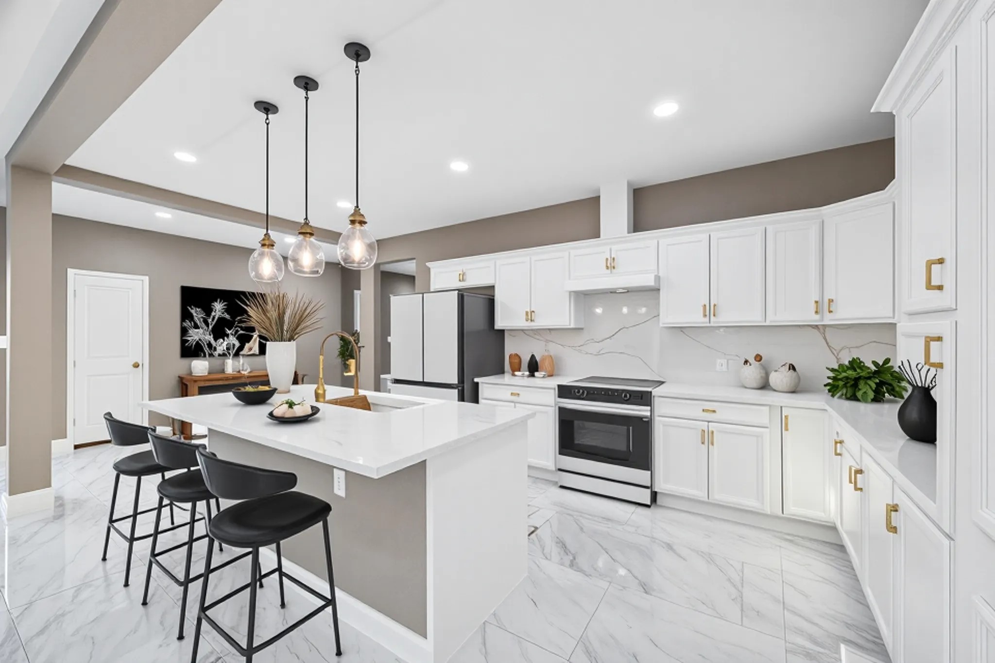3026 Comanche Willis, TX 77378 - Photo 2 of 34 Staged Kitchen