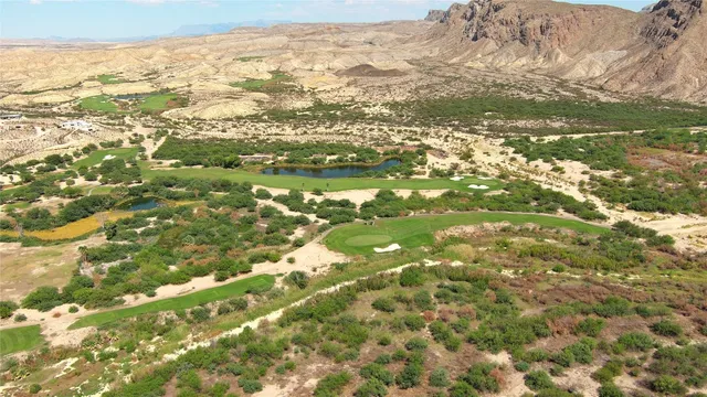 a view of city and mountain