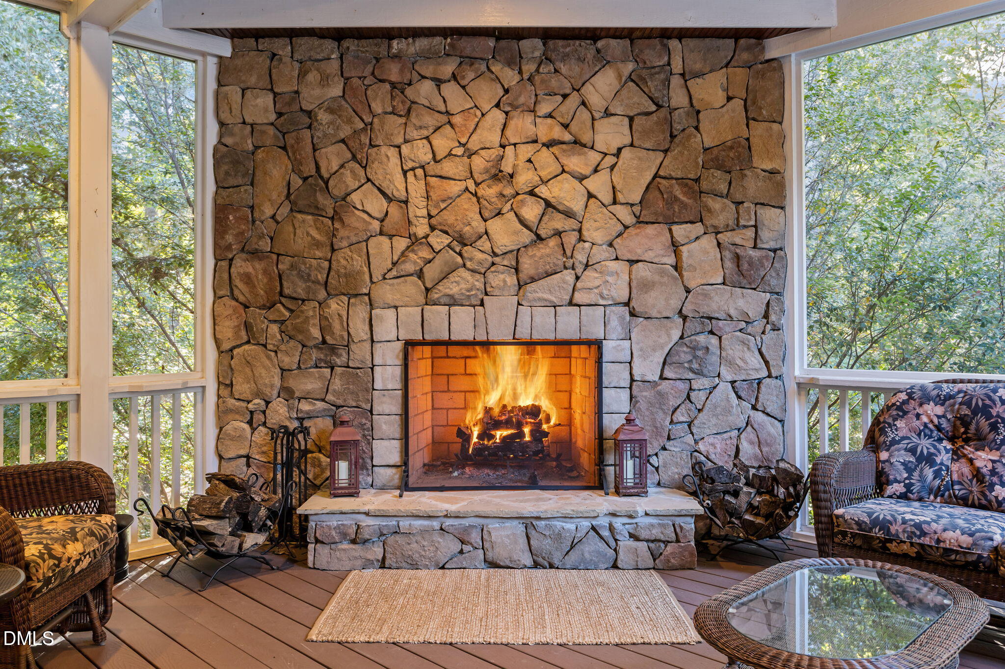 116 Carramore Lane Durham, NC 27705 - Photo 38 of 56 a living room with a couch and a flat screen tv