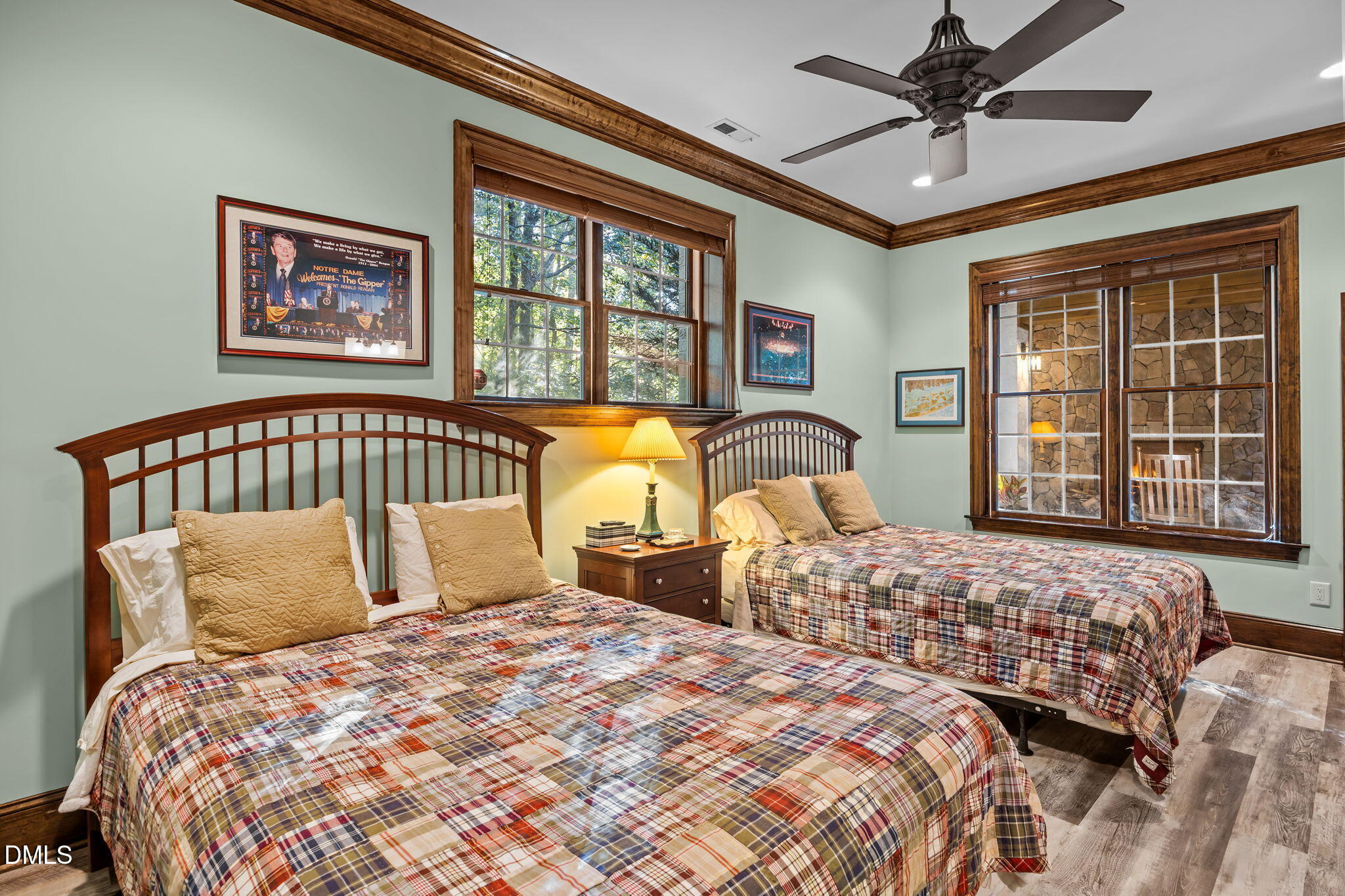 116 Carramore Lane Durham, NC 27705 - Photo 46 of 56 a bedroom with two beds and a large window