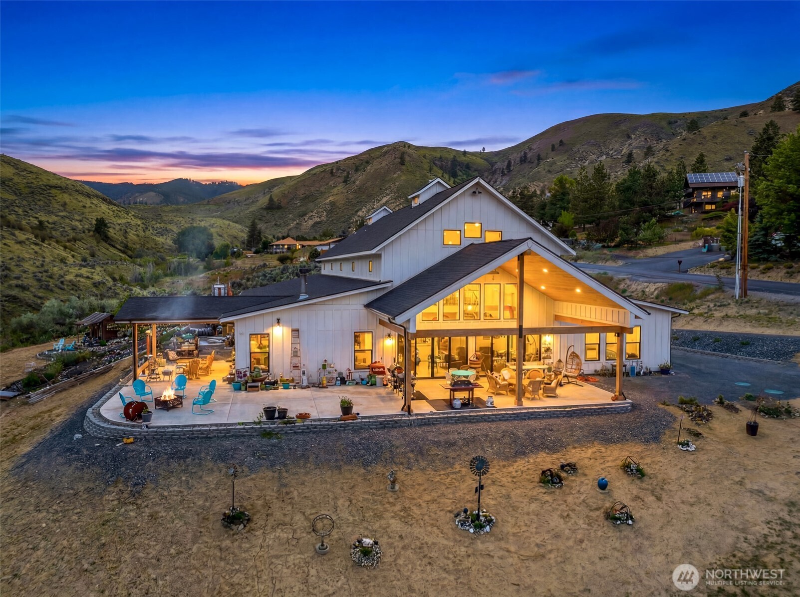 1541 Pitcher Canyon Road Wenatchee, WA 98801 - Photo 2 of 40 a view of swimming pool with a yard and mountain view in back