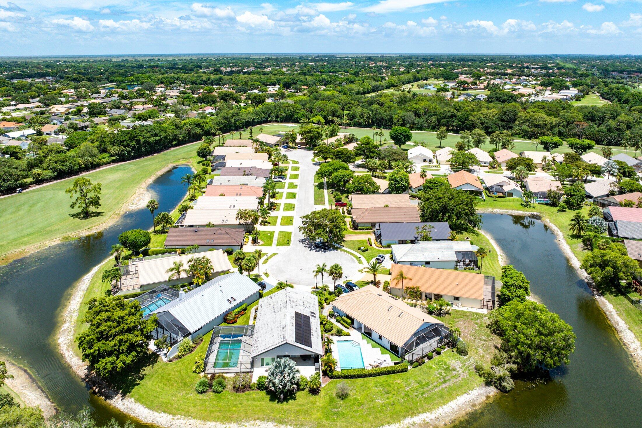 11146 Highland Circle Boca Raton, FL 33428 - Photo 24 of 47 Aerial View