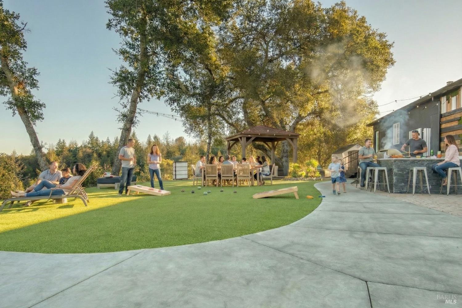 22855 Chianti Road Cloverdale, CA 95425 - Photo 55 of 76 a view of a park with swings and slides