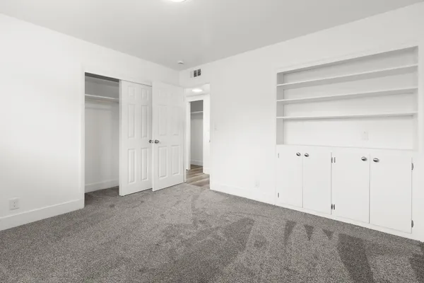 a view of an empty room