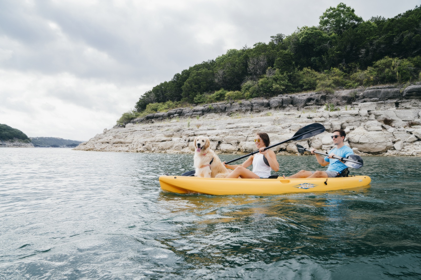 18849 Hidden Ridge Place Jonestown, TX 78645 - Photo 9 of 14 a view of a lake with a yard