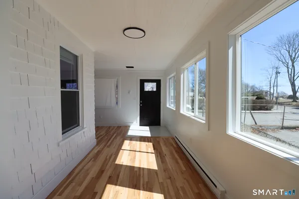 a view of a entryway door
