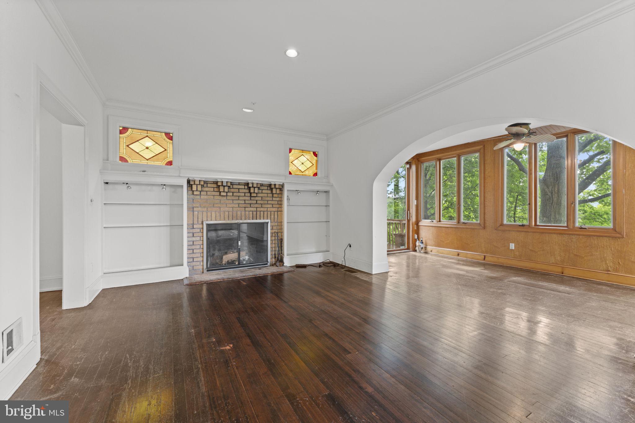 2812 Adams Mill Road Northwest Washington, DC 20009 - Photo 8 of 45 Living Room and Sunroom