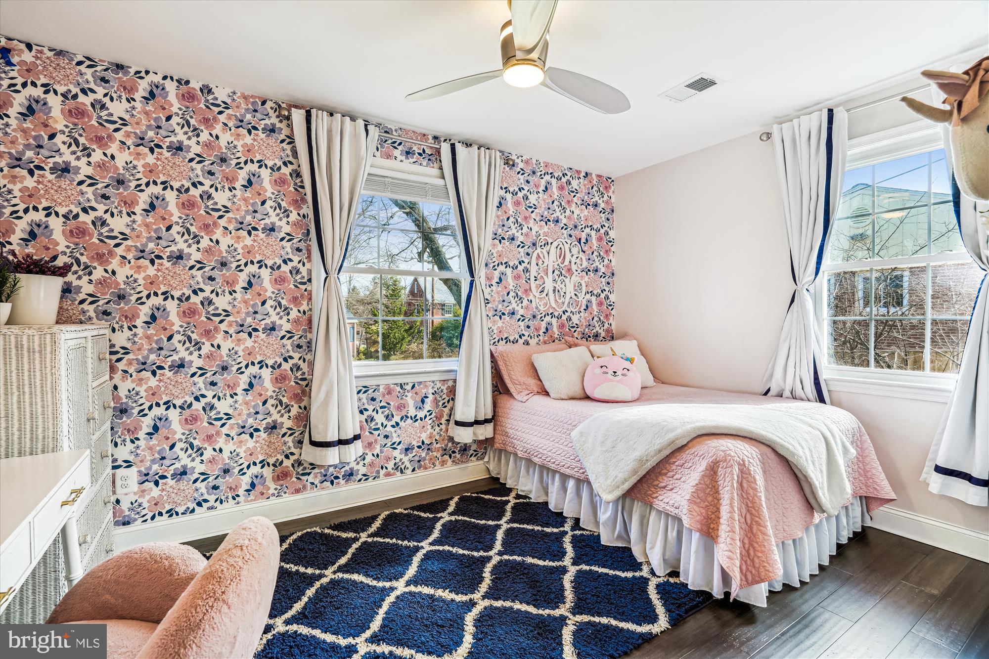 10206 Sutherland Road Silver Spring, MD 20901 - Photo 22 of 74 Bedroom #2 - ceiling fan & lots of sunlight!