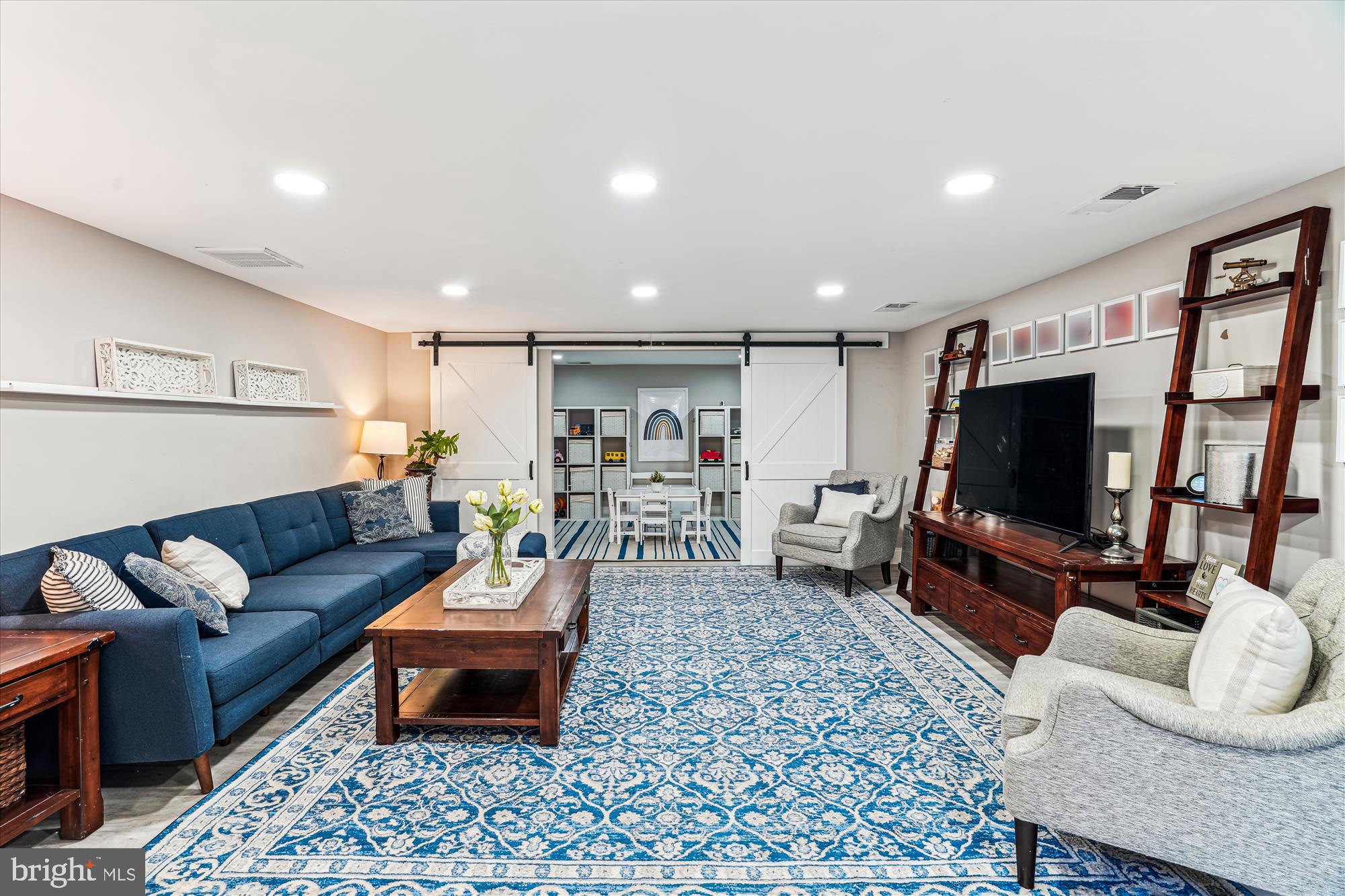 10206 Sutherland Road Silver Spring, MD 20901 - Photo 29 of 74 Family Room with adjoining playroom / media space