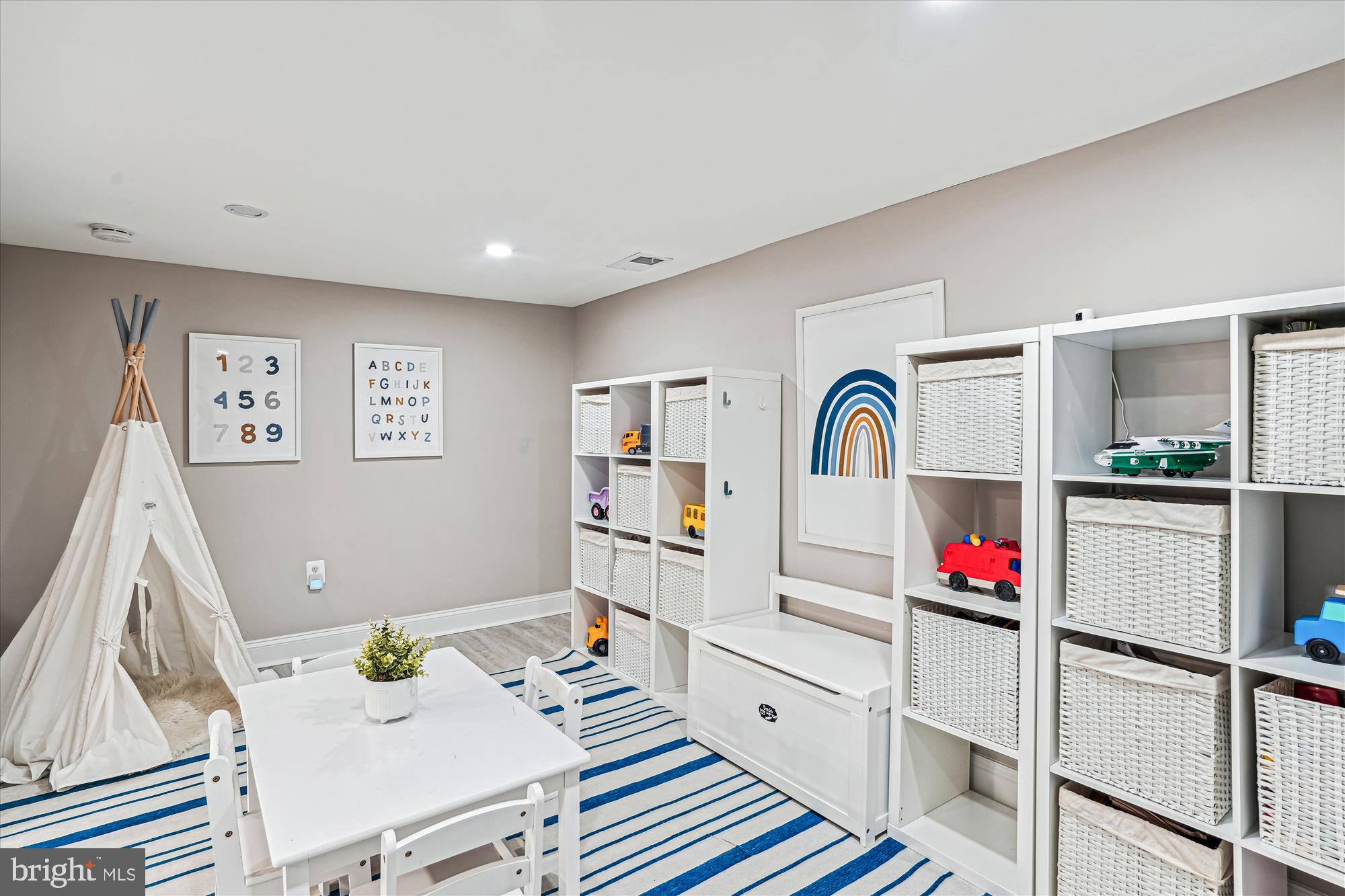 10206 Sutherland Road Silver Spring, MD 20901 - Photo 33 of 74 Rec Room with sliding doors, lights & speakers!