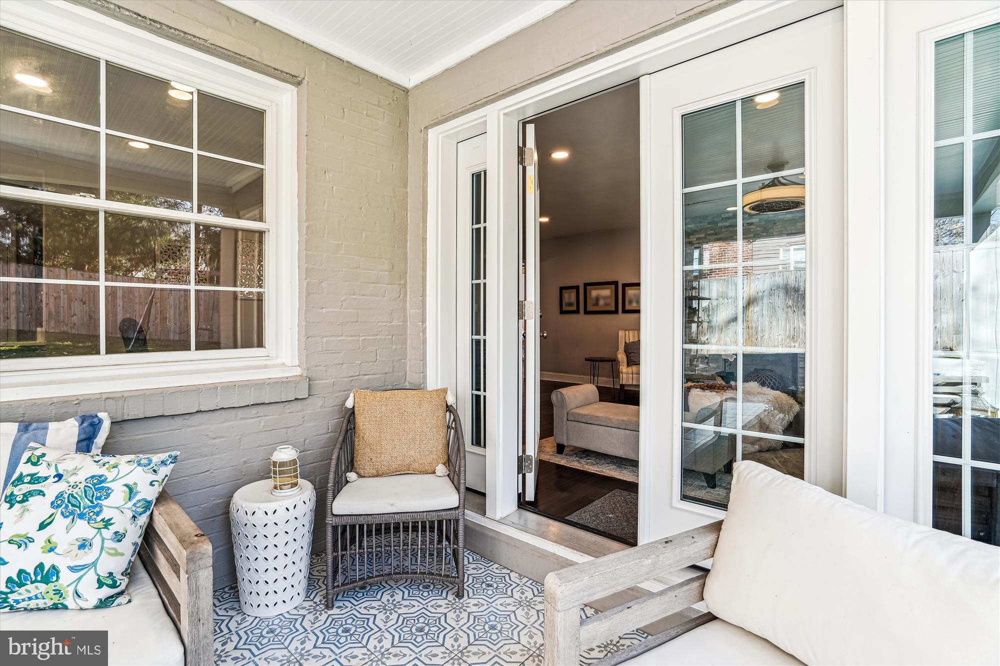 10206 Sutherland Road Silver Spring, MD 20901 - Photo 40 of 74 French door patio entrance from living room