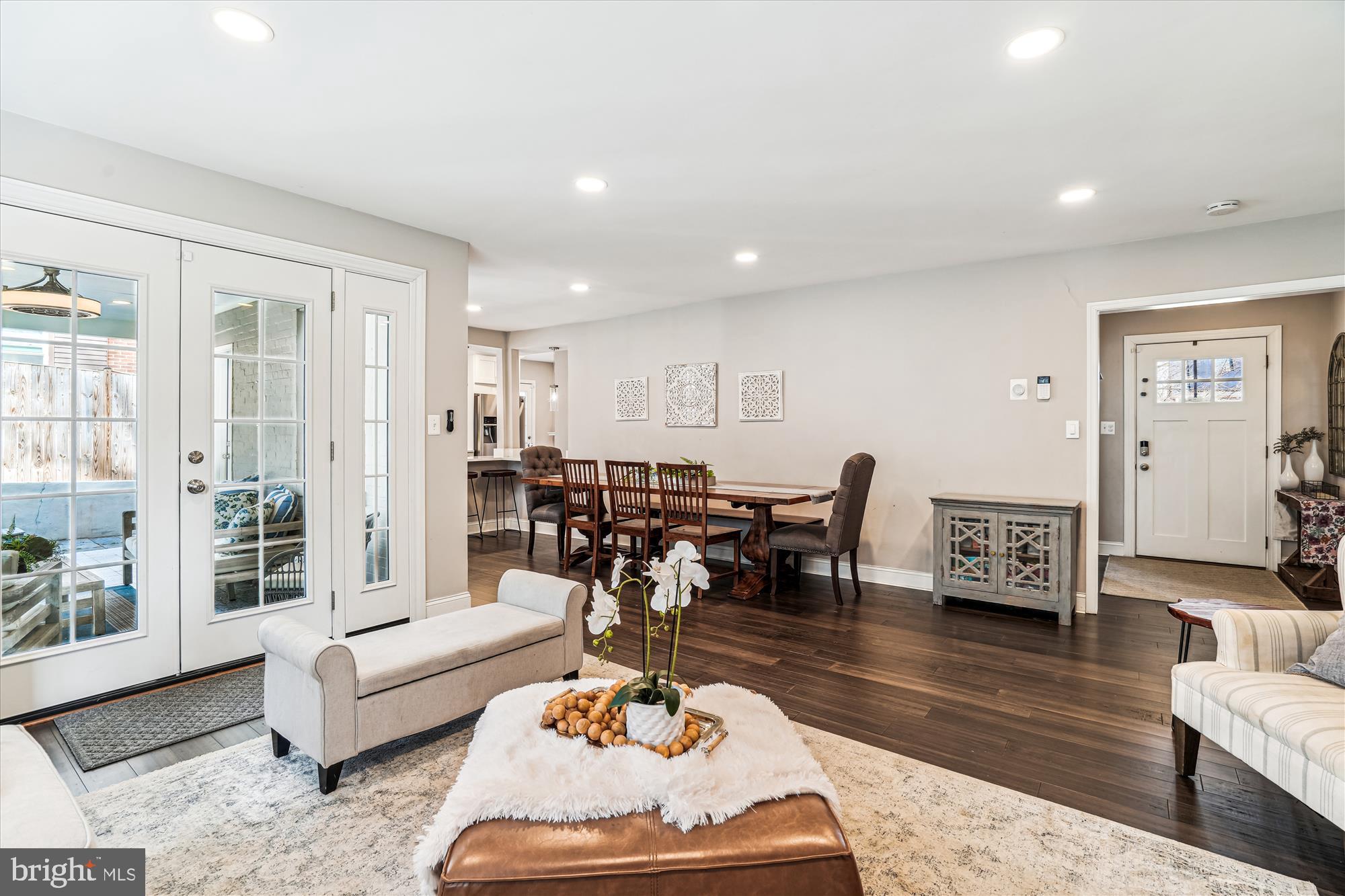 10206 Sutherland Road Silver Spring, MD 20901 - Photo 9 of 74 Living Room w/ french doors to patio +