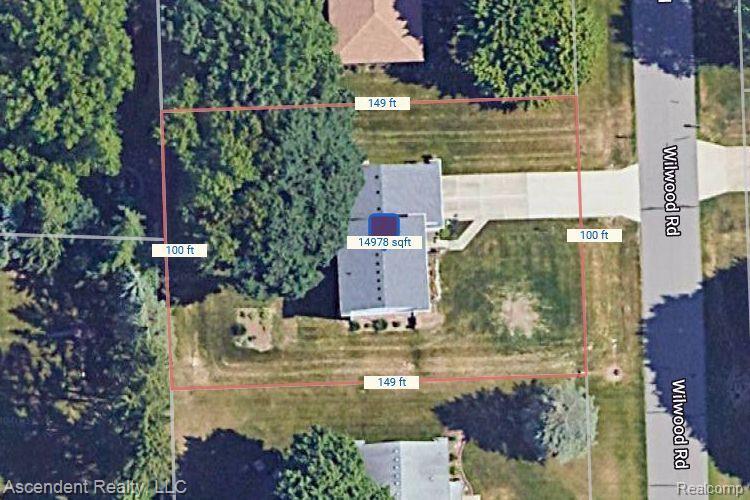 724 Wilwood Road Rochester, MI 48309 - Photo 26 of 26 Overhead Satellite View