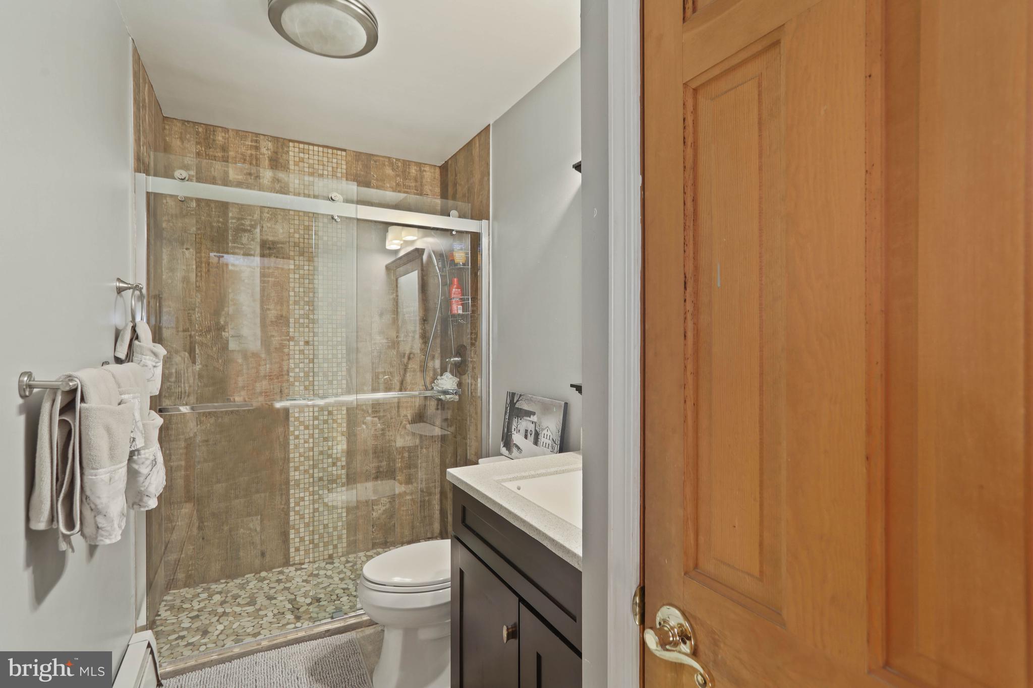 151 Patty Bowker Road Tabernacle, NJ 08088 - Photo 29 of 52 a bathroom with a shower and a toilet