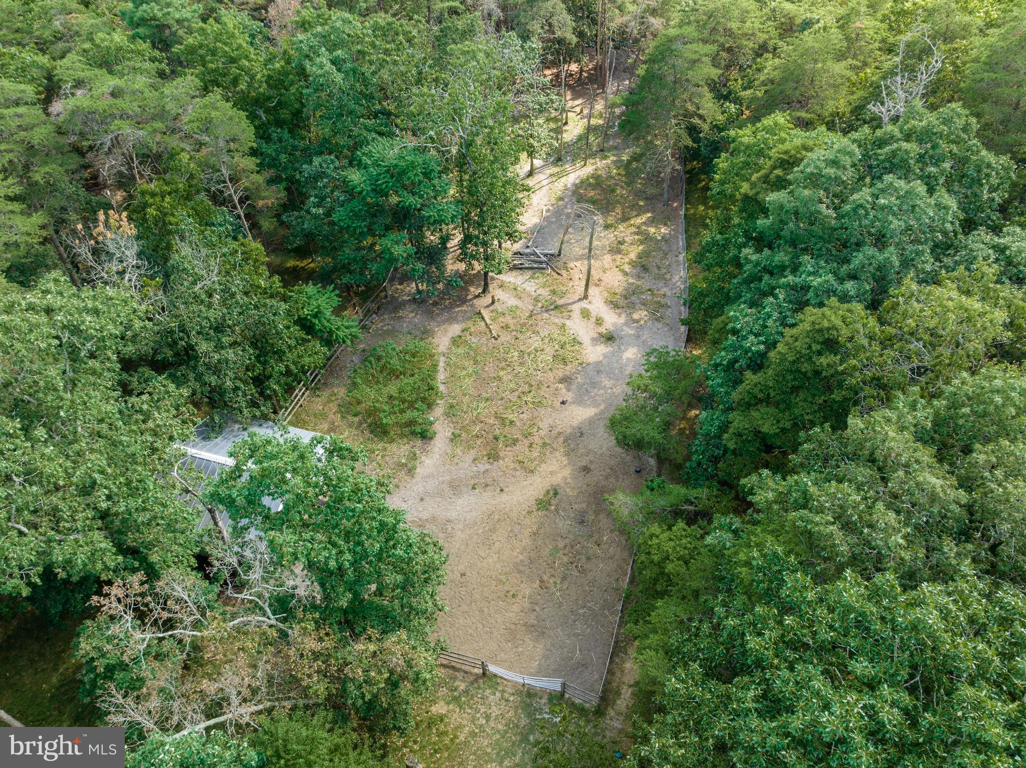151 Patty Bowker Road Tabernacle, NJ 08088 - Photo 49 of 52 an aerial view of residential house with outdoor space and trees all around