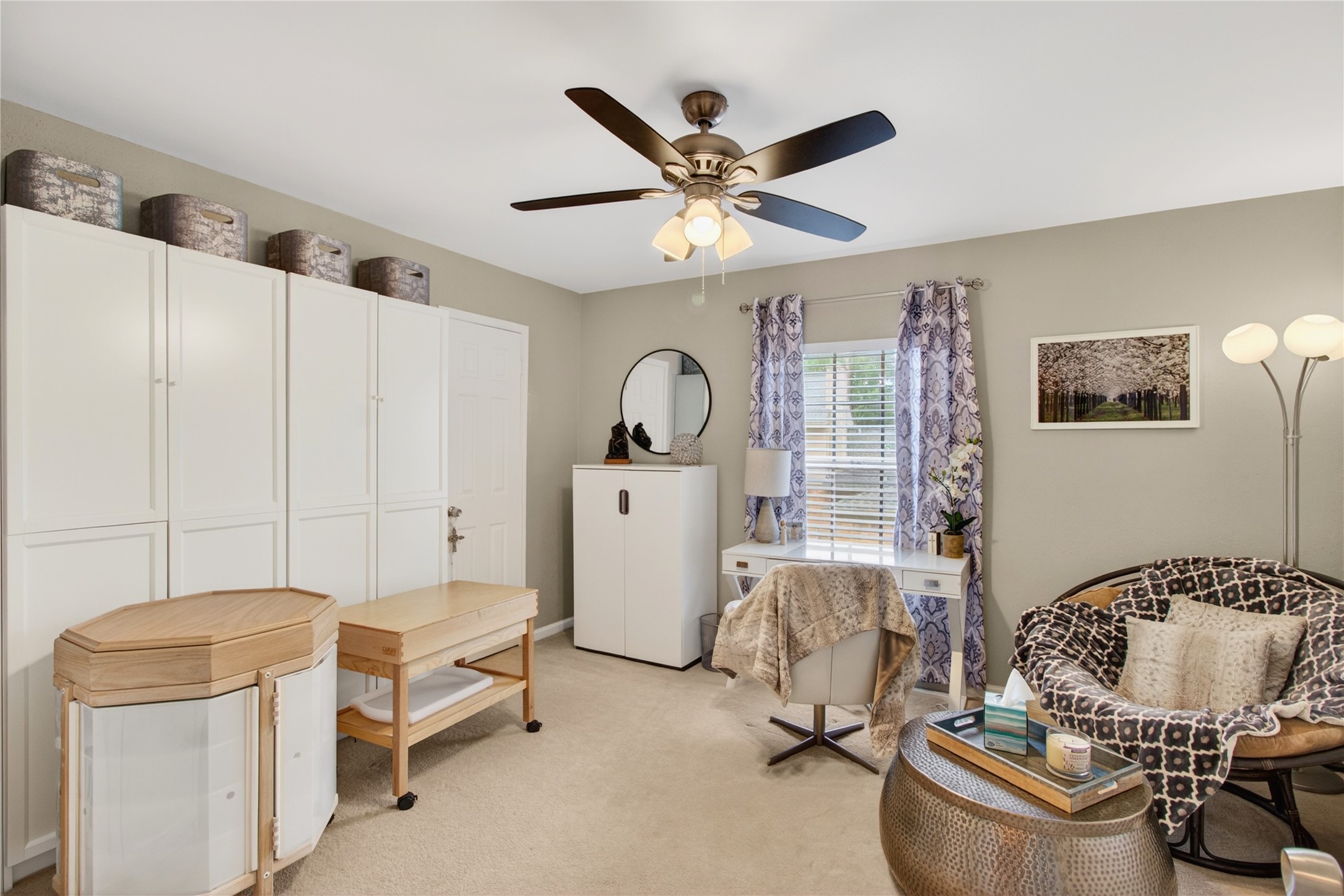 20214 Woodsboro Court Spring, TX 77388 - Photo 37 of 50 HUGE Bedroom #3! Walk-in Closet! Currently used as Home Office! Can be used for Bedroom, Office, Work-out Room, Nursery...you decide!