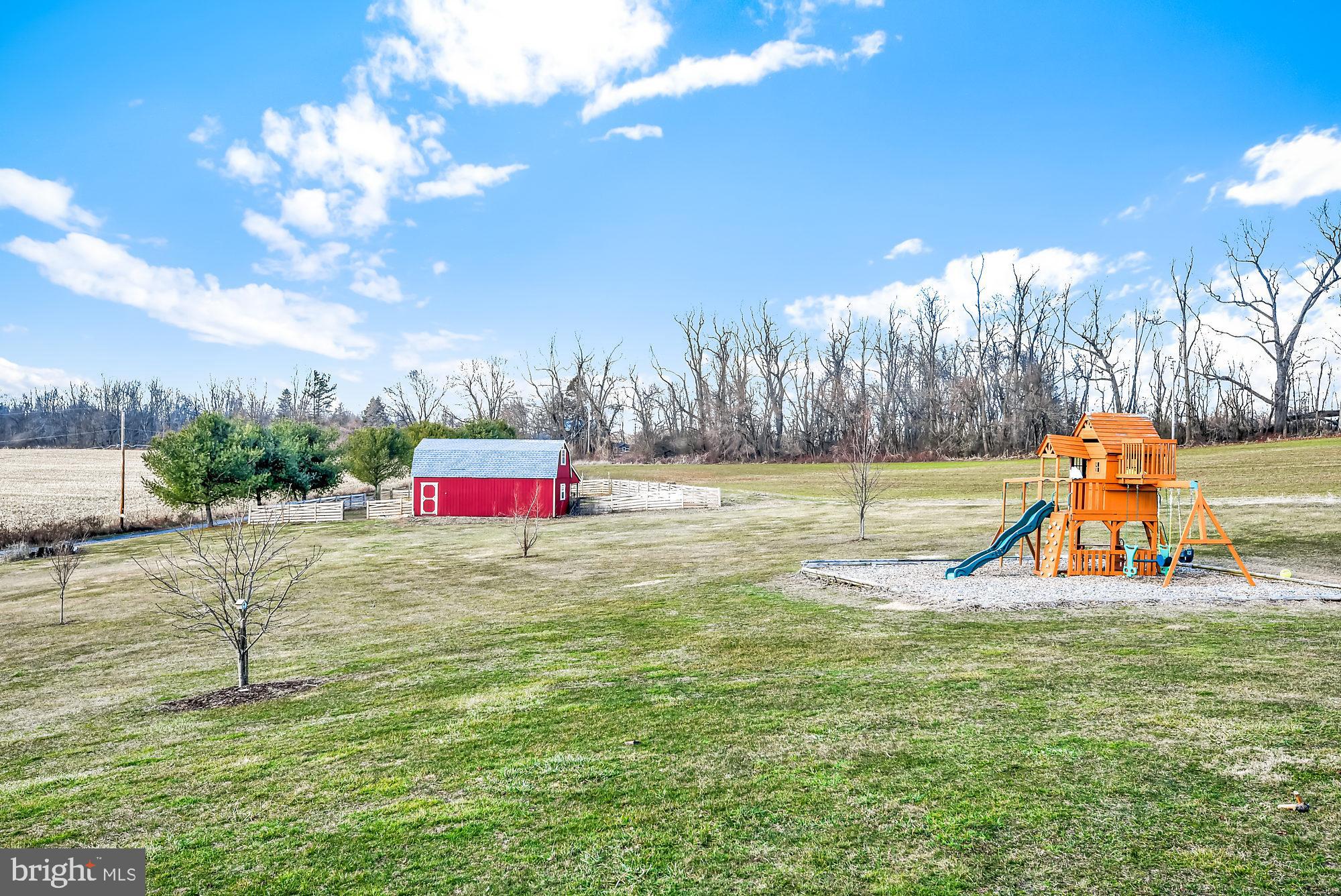 1436 Freeland Road Freeland, MD 21053 - Photo 46 of 49 Backyard with Playground and Barn