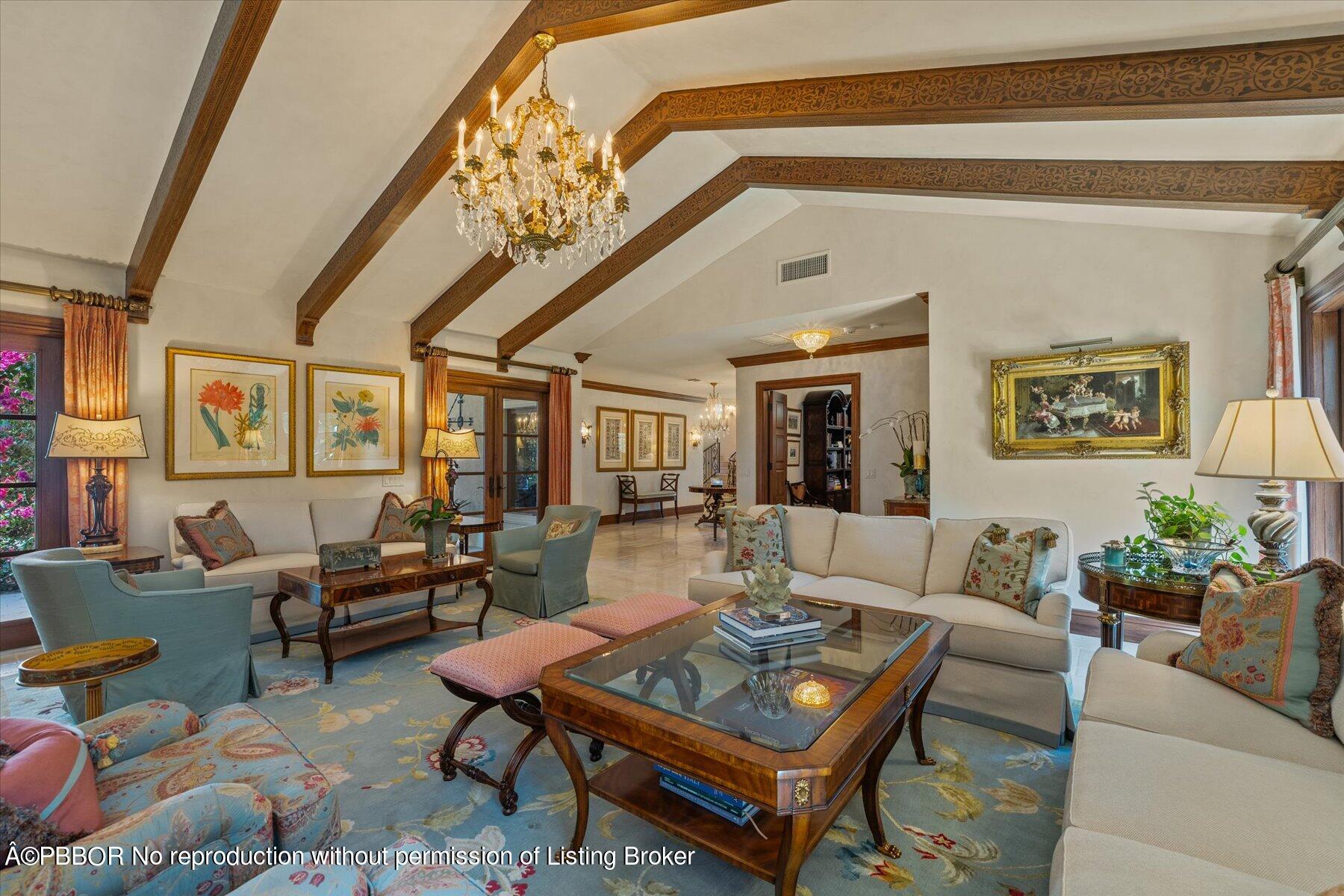 110 Wells Road Palm Beach, FL 33480 - Photo 10 of 55 Living Room