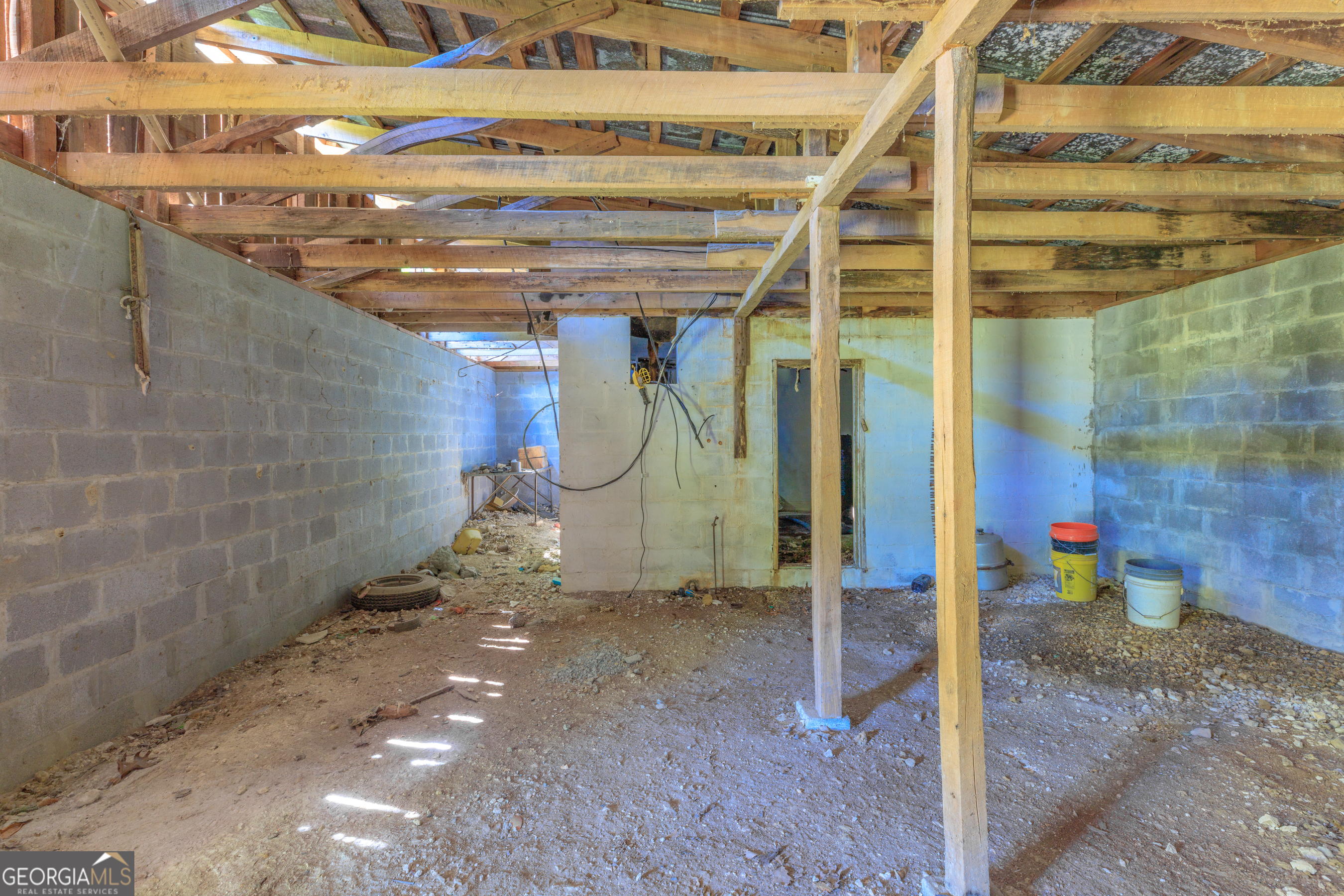 1004 Crow Gap Road Chickamauga, GA 30707 - Photo 27 of 36 a view of a room with wooden walls
