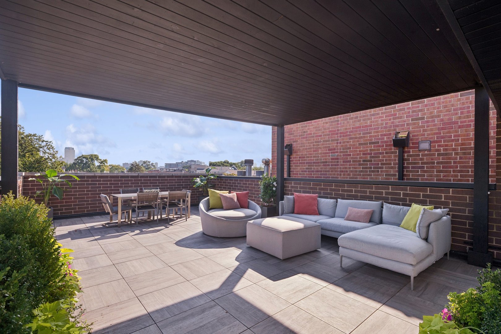 2622 North Racine Avenue, Unit 3 Chicago, IL 60614 - Photo 20 of 28 a outdoor living space with patio furniture and a potted plant