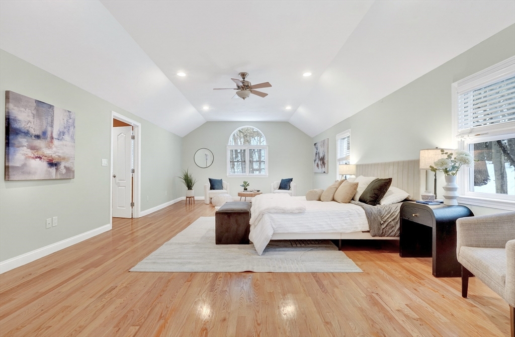 447 Waban Avenue Newton, MA 02462 - Photo 25 of 42 a living room with furniture fireplace and wooden floor